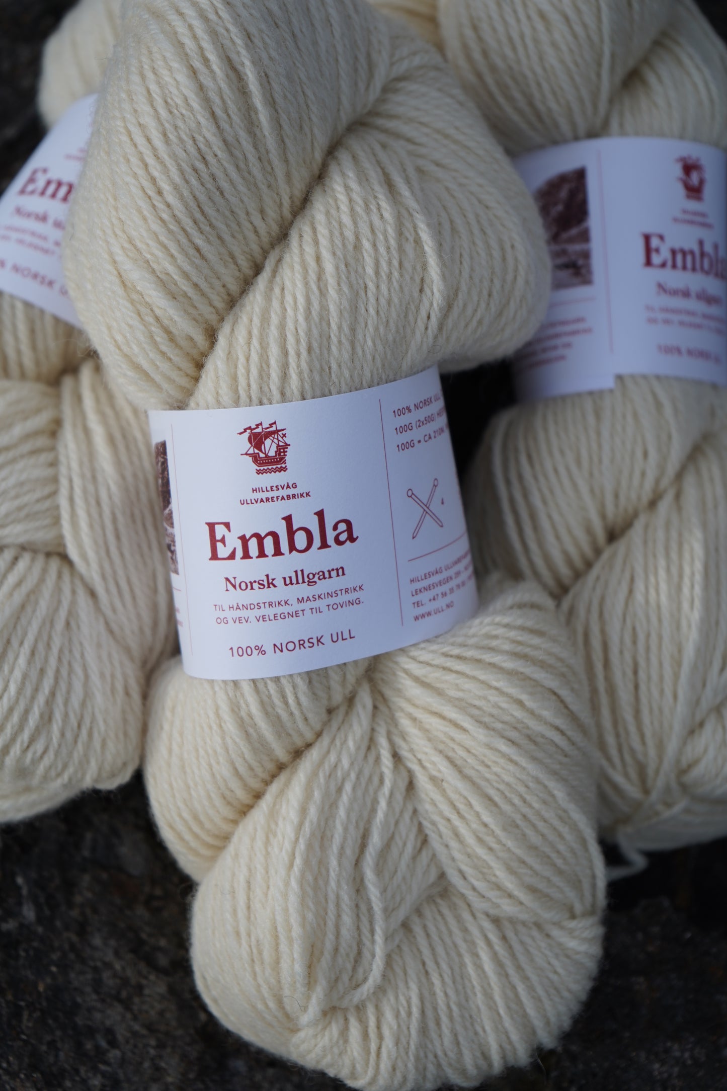 Embla, Ubleket hvit 6057